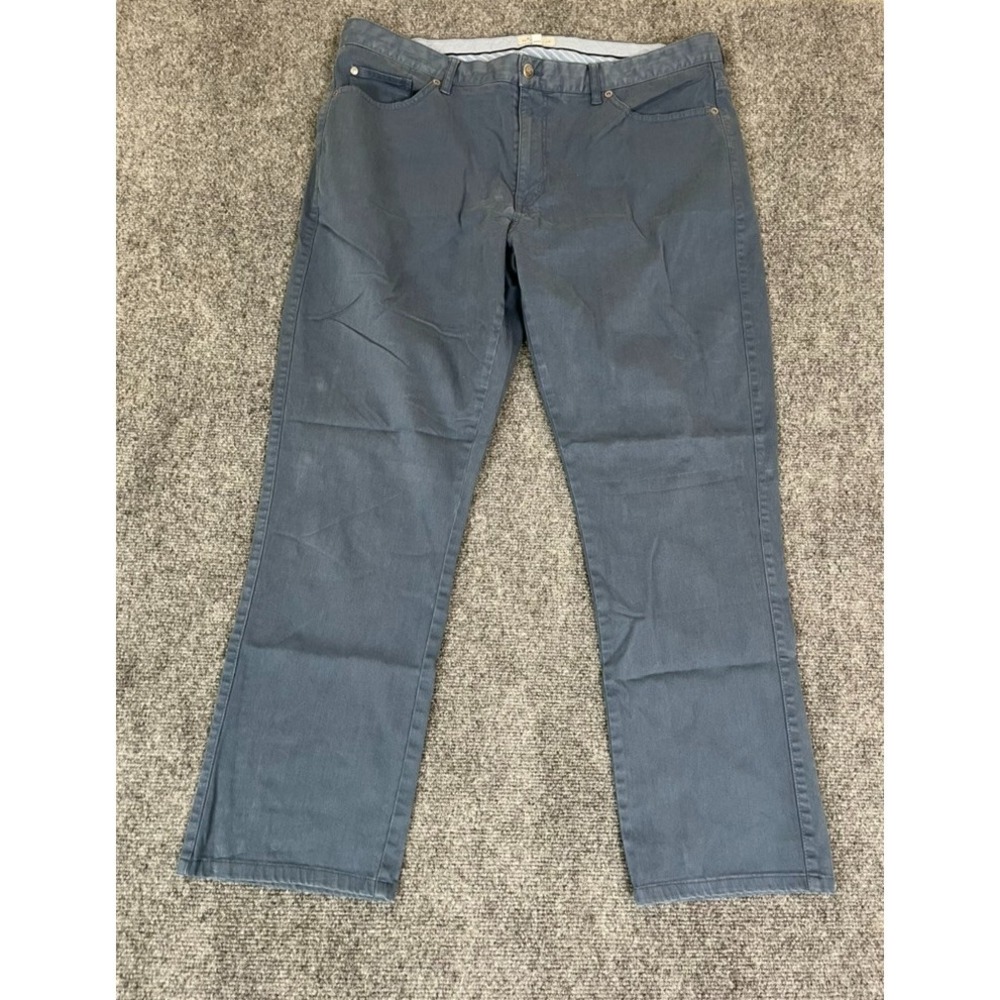 Peter Millar Mens Chino Pants Cotton Modal Spandex Blue Golf Crown Sport Size 40